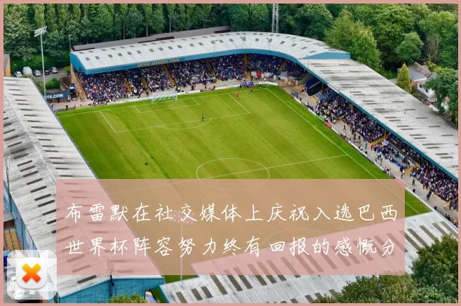 布雷默在社交媒体上庆祝入选巴西世界杯阵容努力终有回报的感慨分享